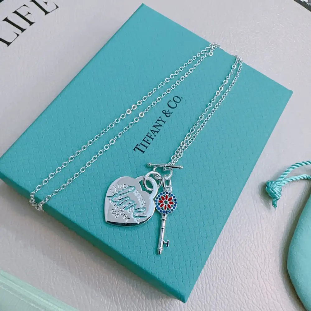 Tiffany & Co. Silver Heart Necklace